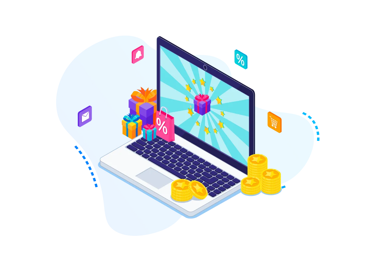 Billing software for managing customer offers and loyalty points