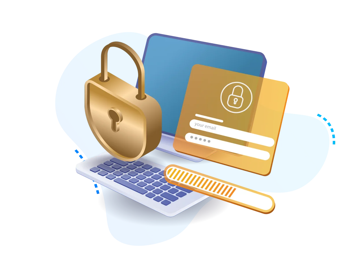 Billing software with role-based user access and data protection